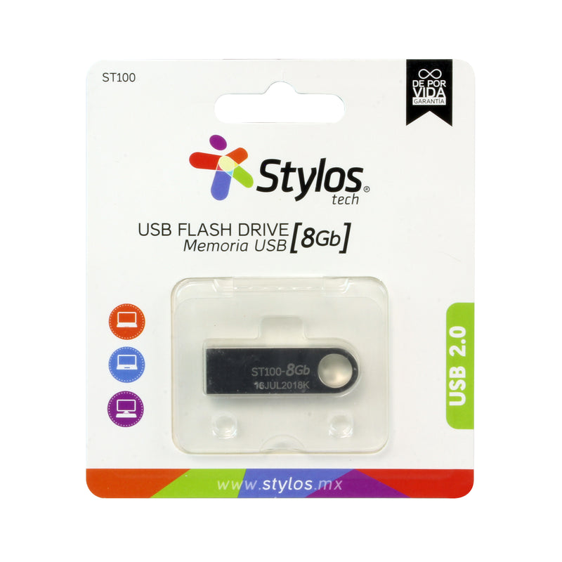 Dispositivo USB 8GB flash 2.0