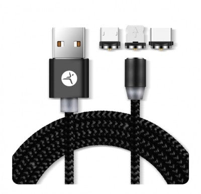 Cable Cargador USB TECHZONE TZCABTRI01