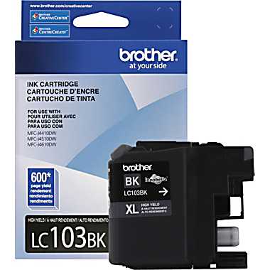 Cartucho BROTHER LC103BK